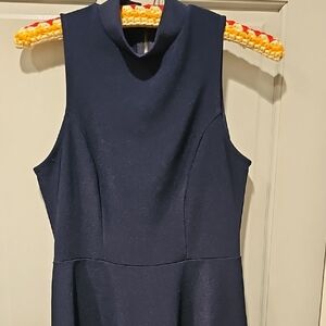 Monteau Blue Sleeveless Mini Dress Casual Dressy Party Size Medium